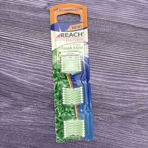 Johnson & Johnson VTG Reach Access Flosser Fresh Mint Crystals 21 Count SEALED